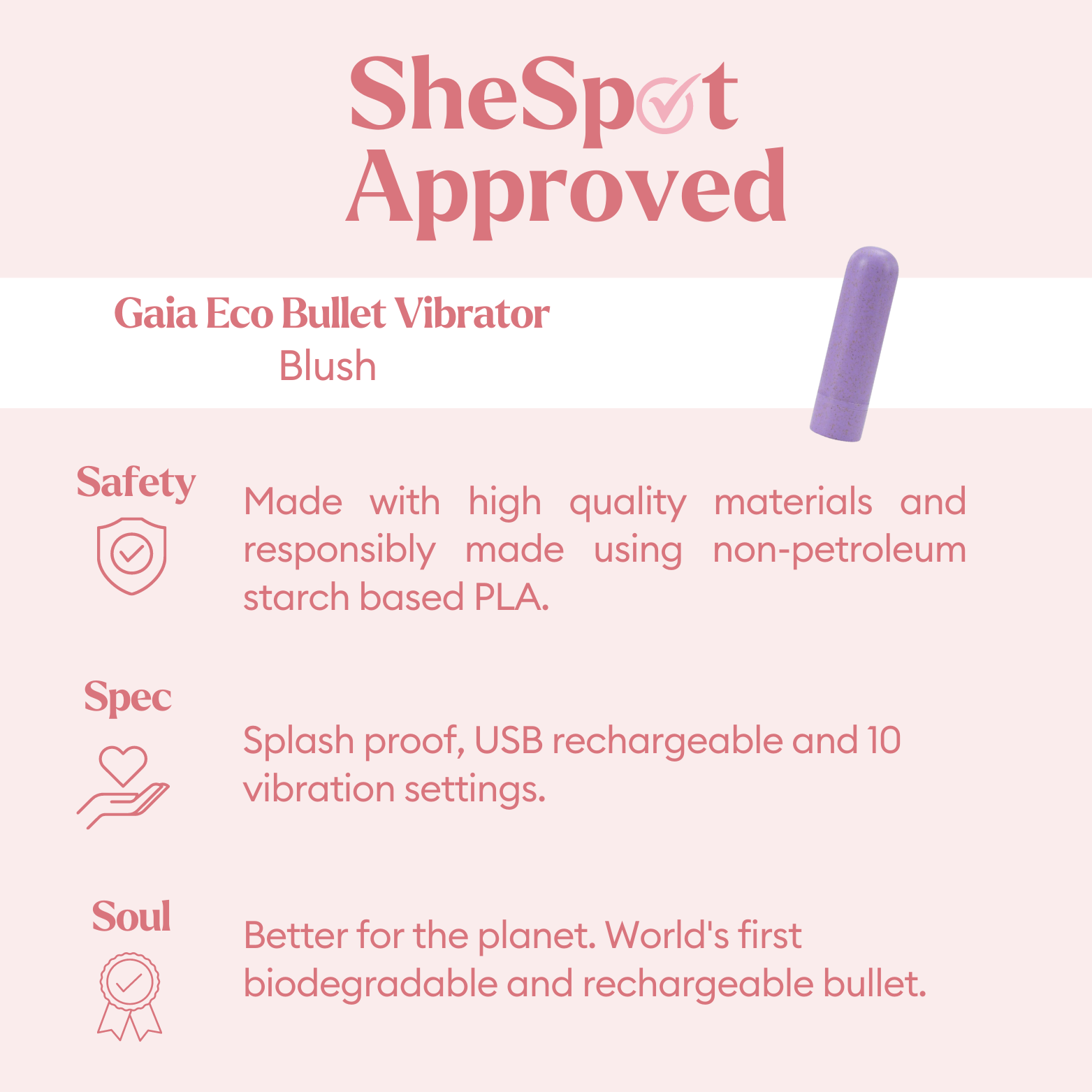 Gaia Eco Bullet Vibrator