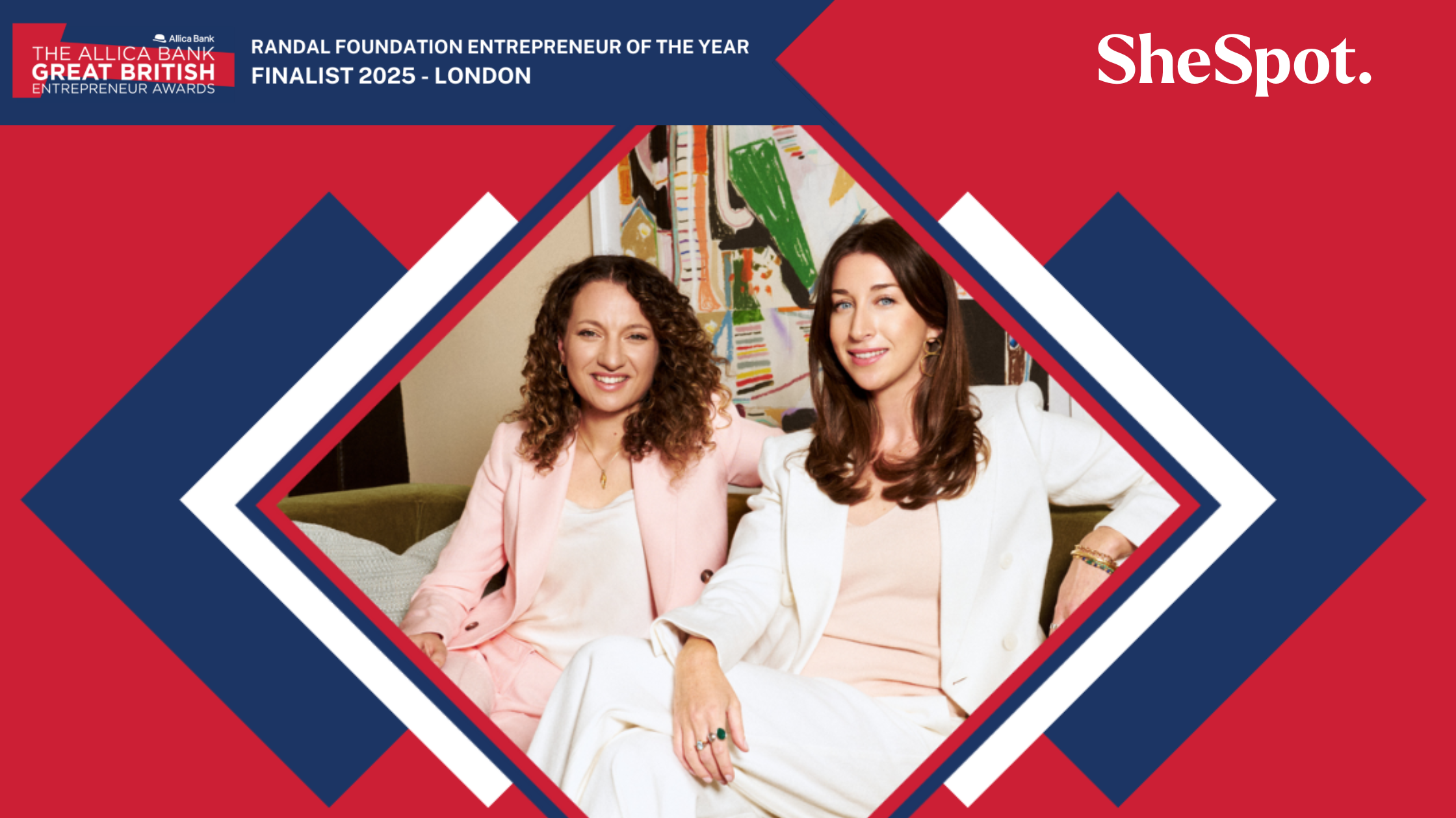 SheSpot is a Finalist in the Great British Entrepreneur Awards