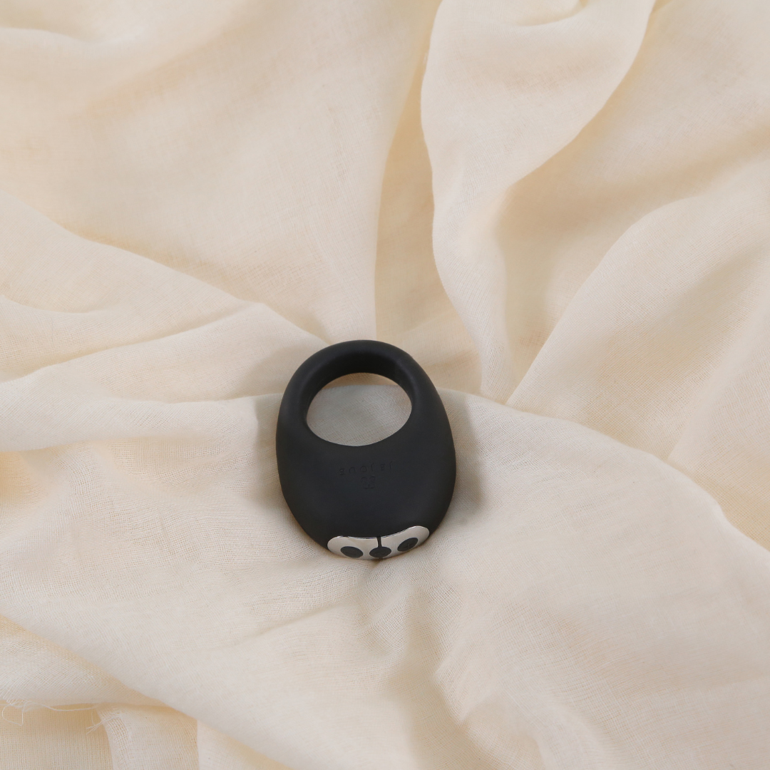 Mio Vibrating Couples Ring - Black