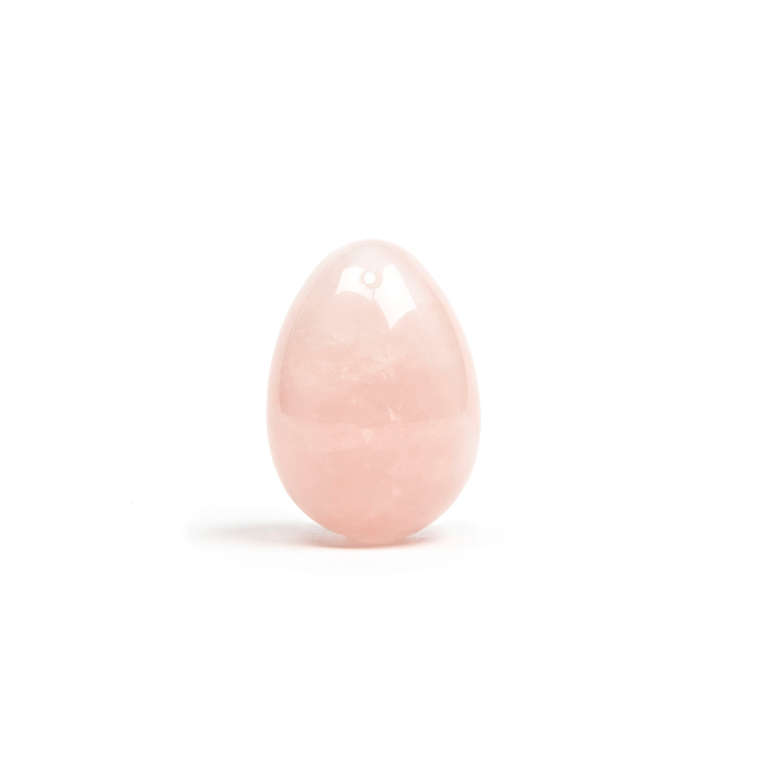 Yoni Egg Rose Quartz Drilled