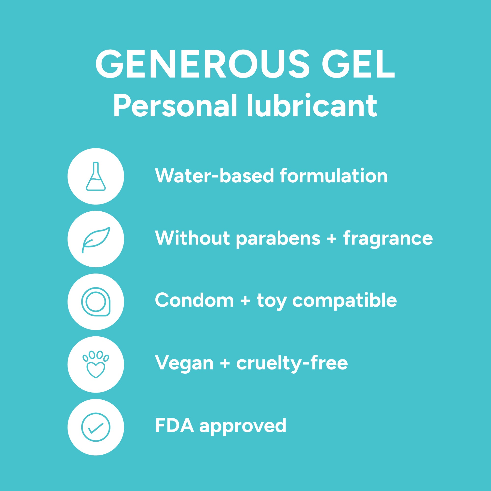 Generous Gel Lubricant 60ml