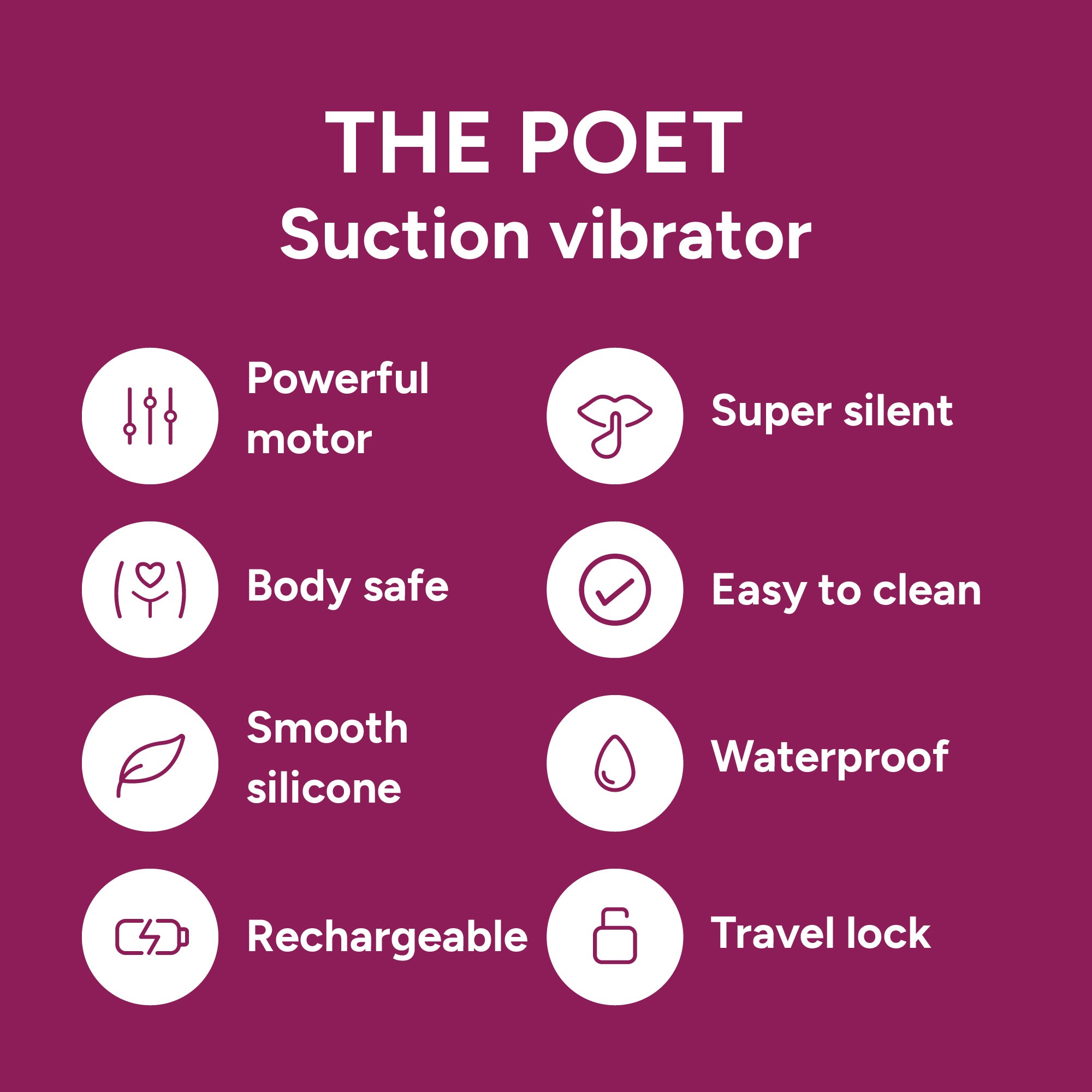 The Poet Suction Vibrator